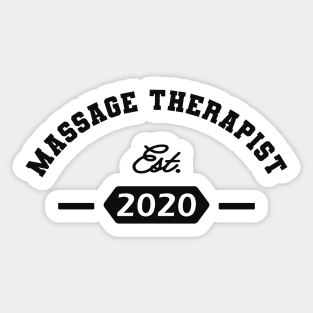 Massage Therapy est. 2020 Sticker